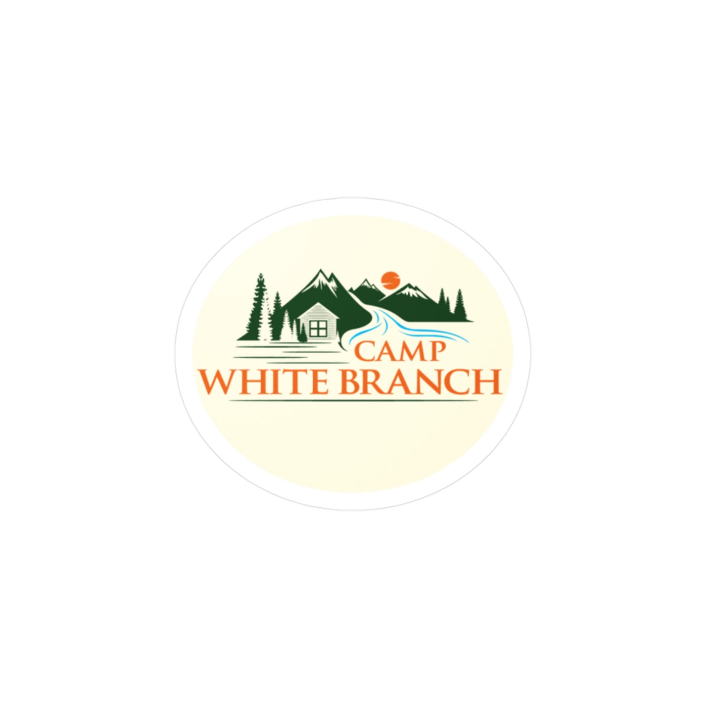 Camp White Branch Full Color Vinyl Decal