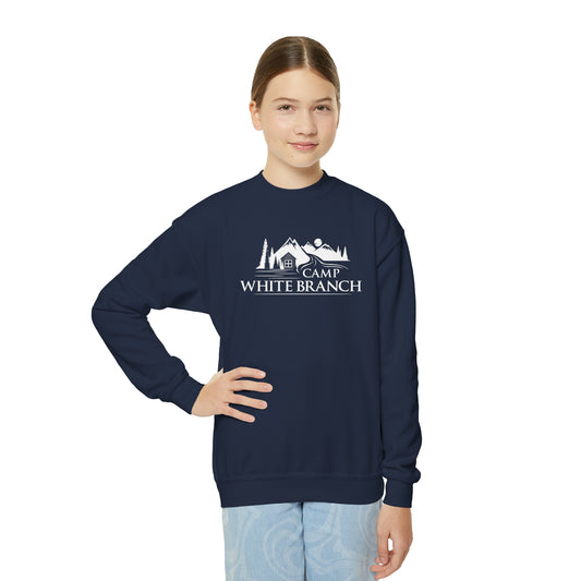 Camp White Branch Youth Crewneck Sweatshirt