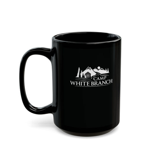 Camp White Branch Black Mug (11oz or 15 oz)